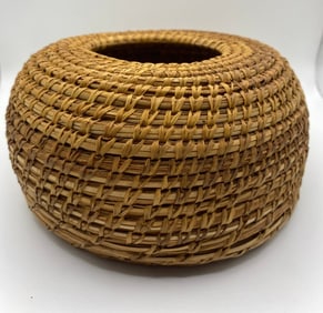 Antique Haida Northwest Coast Native American Basket