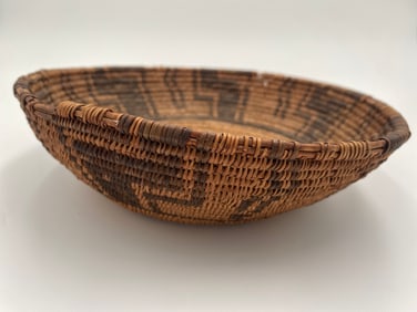 19th Century Yavapai Apache Native American Coiled Basket
