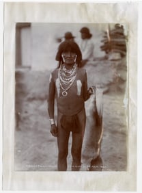 Hopi Snake Priest George Wharton James 1897 Photograph