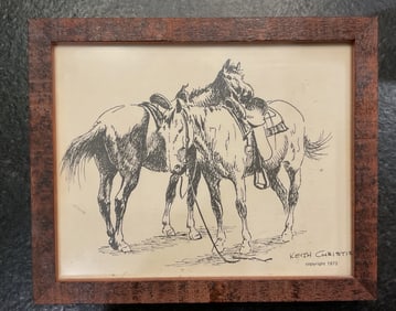 Keith Christie Original Pen & Ink Drawing