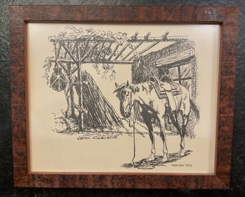 Keith Christie Original Pen & Ink Drawing