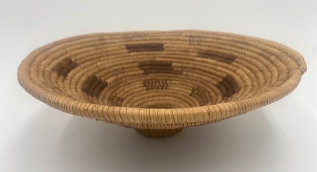 Antique Southern California Pima Native American Coiled Basket (1 of 5)