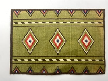 Antique Native American Navajo Cigar Box Silk