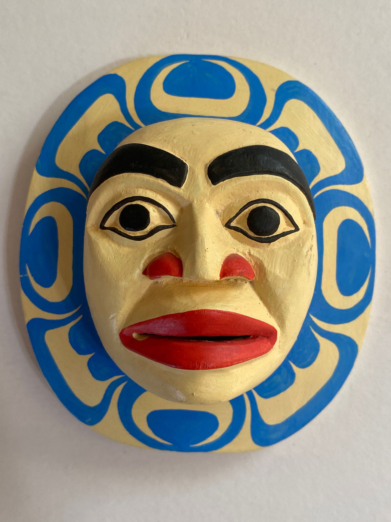 Antique Native American Pacific Northwest Tribal Wood Mask (1 of 2)