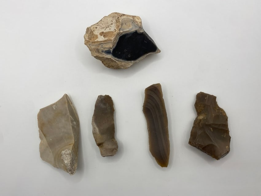Ancient Native American Stone Tool Lot (1 of 3)