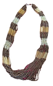 Antique Native American Beaded Necklace