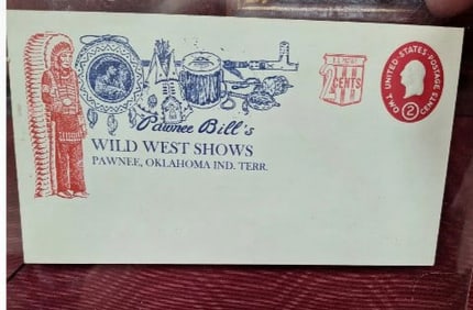 Pawnee Bill Wild West Show Original Envelope