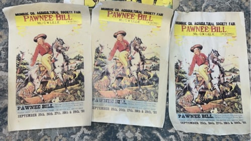 Pawnee Bill Wild West Show Posters