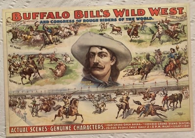 Buffalo Bill Wild West Show Original Poster