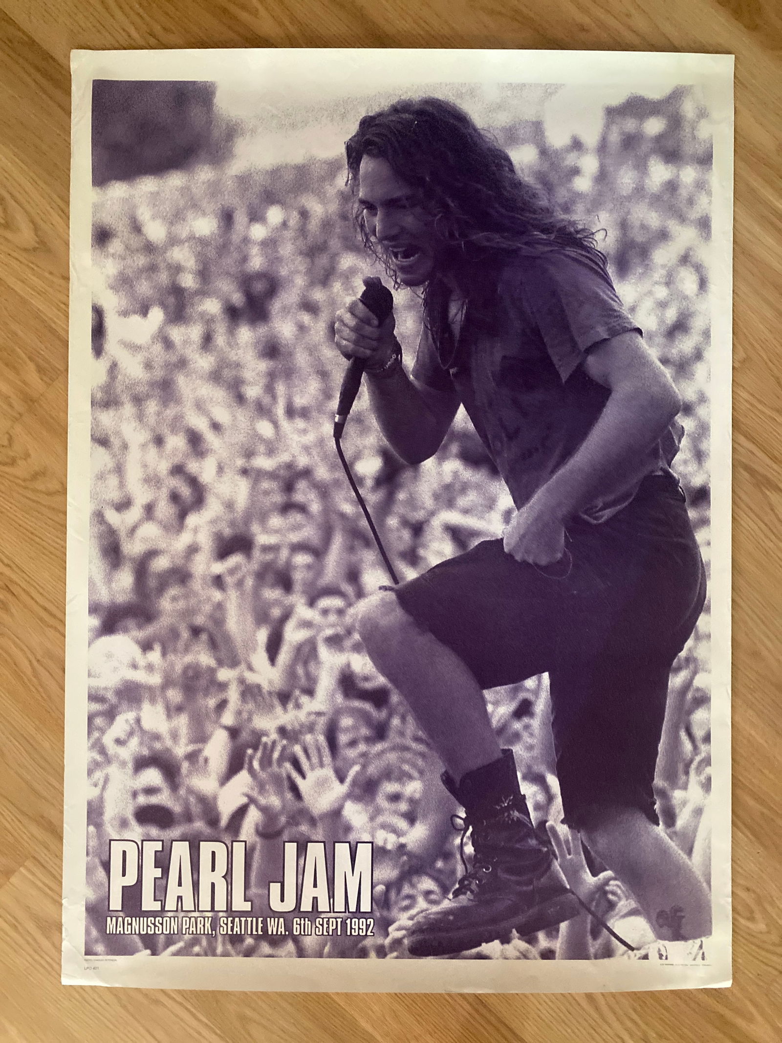 Pearl Jam 1992 Seatlle Concert Poster (1 of 2)