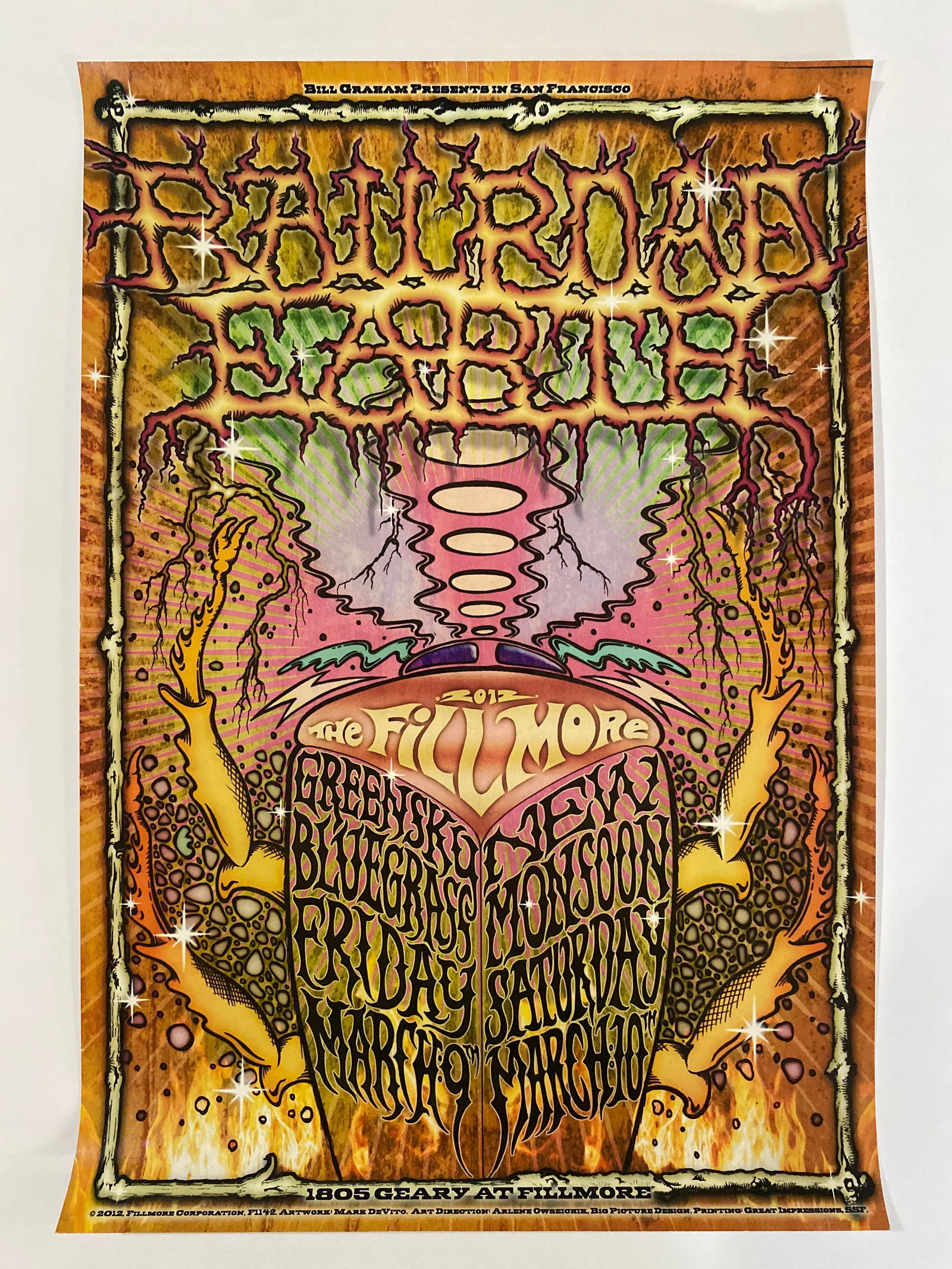 Greensky Bluegrass Fillmore Concert Poster (1 of 1)