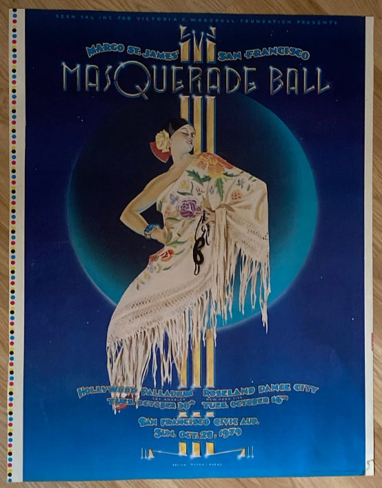 Masquerade Ball 1979 Fundraiser Poster Artist Proof (1 of 1)