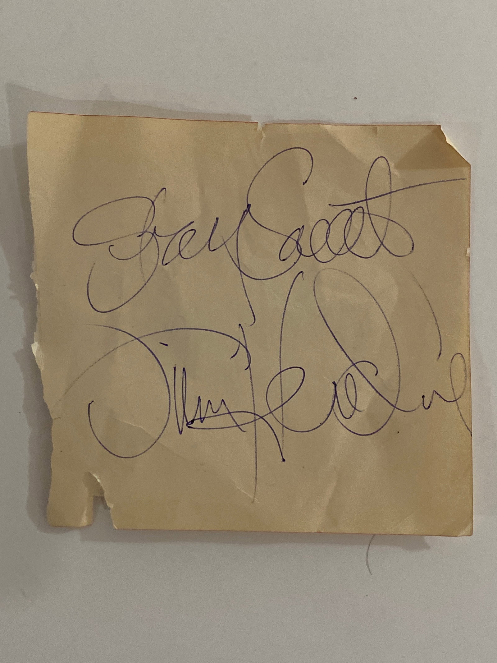 Jimi Hendrix Experience Autograph (1 of 2)