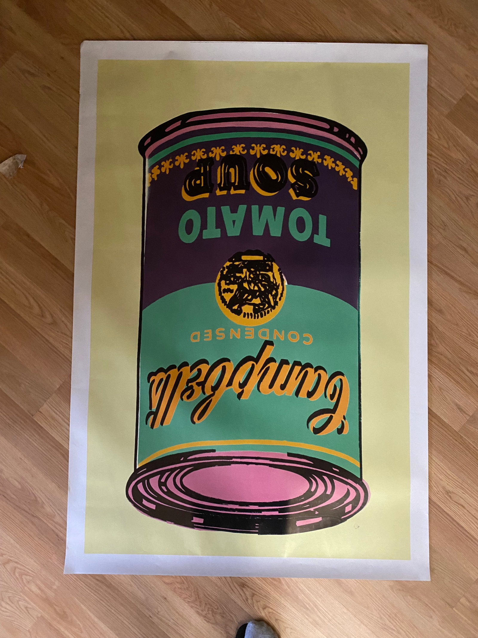 Andy Warhol Campbell’s soup poster (1 of 3)