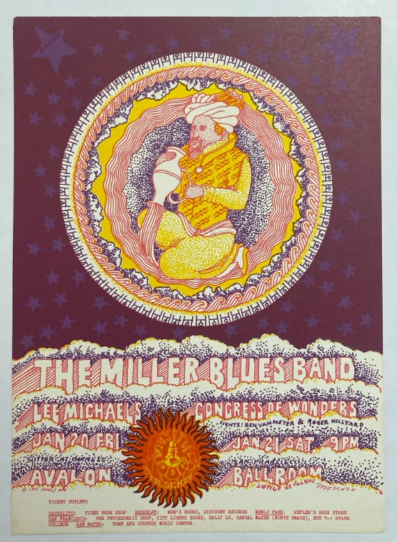 The Miller Blues Band Lee Michaels Family Dog Handbill (1 of 2)