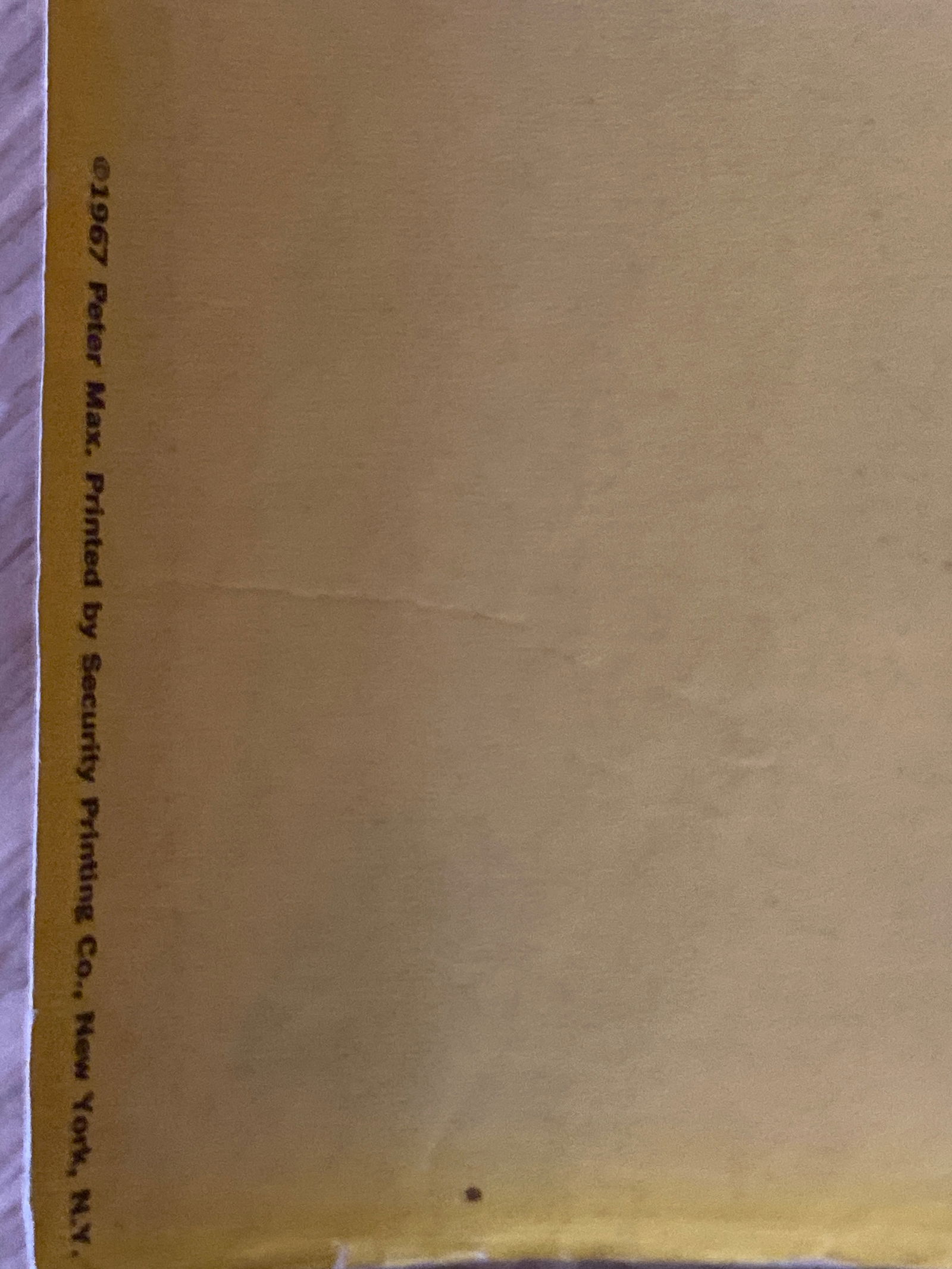 Peter Max 1967 Psychedelic Poster - 2