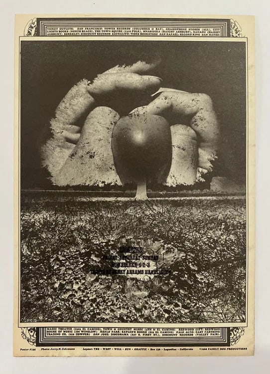 Taj Mahal Genesis 1968 Family Dog Postcard: 1st Printing FD144