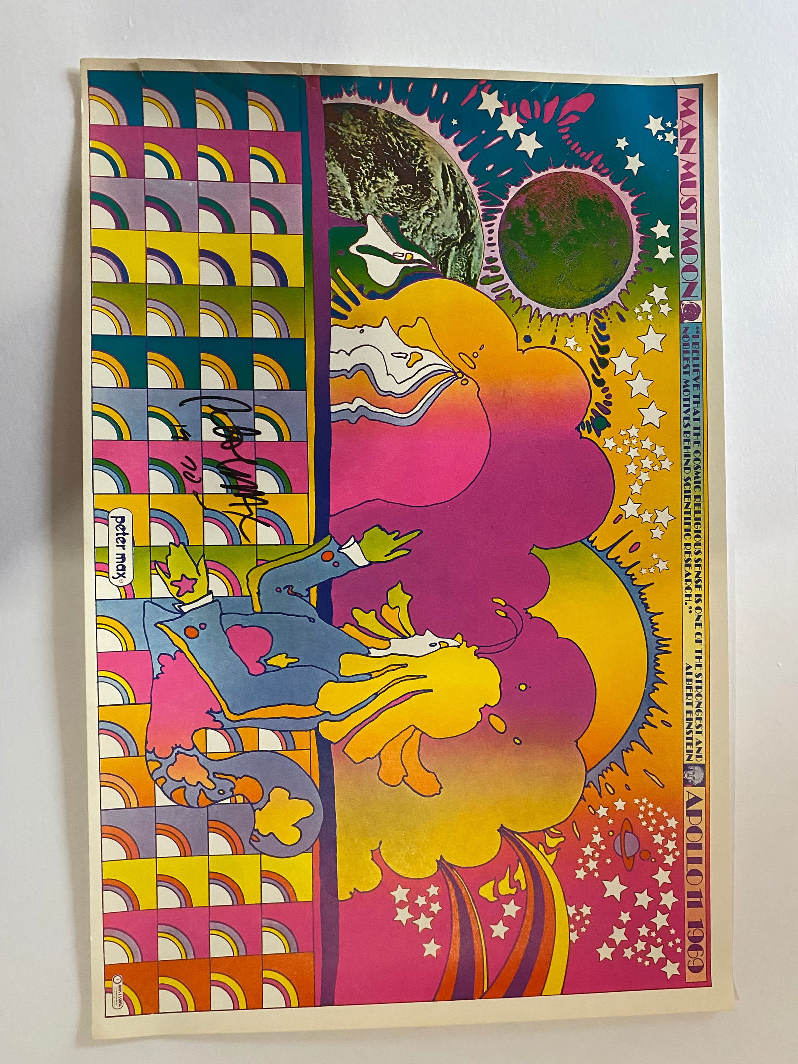 Peter Max Signed Poster (1 of 3)