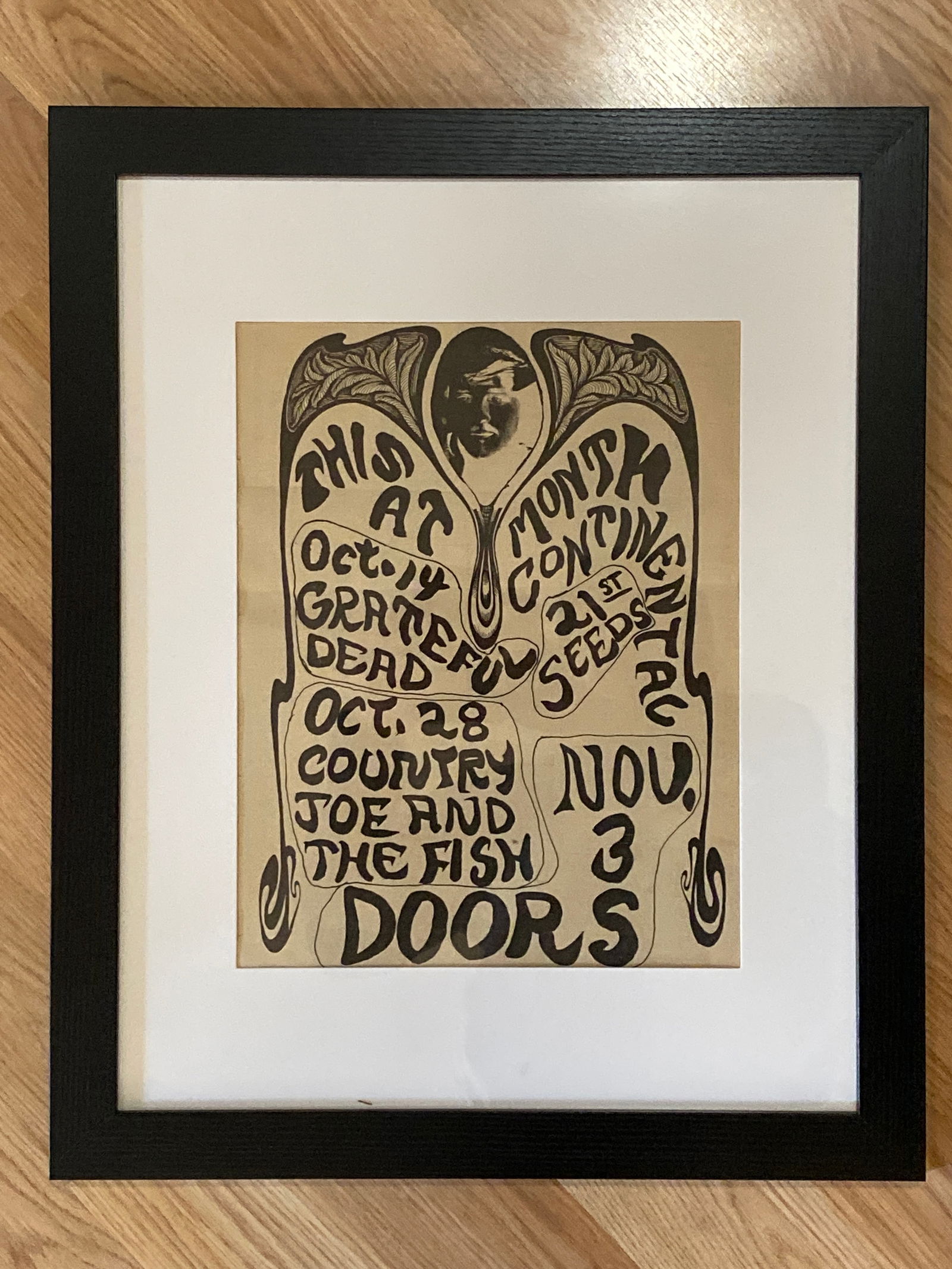 Doors Grateful Dead 1967 Concert Poster (1 of 1)