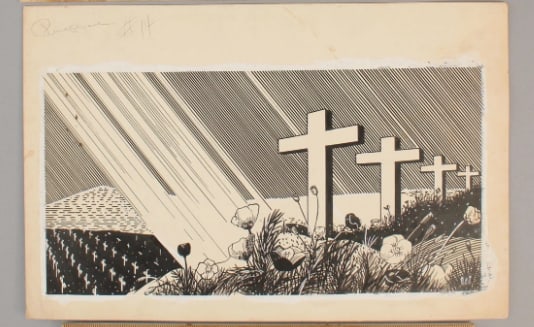 Charles Weimer 1938 Art Deco Original Drawing (1 of 2)