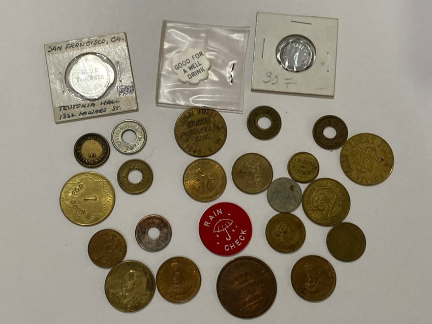 Vintage & Antique Token Lot (1 of 4)