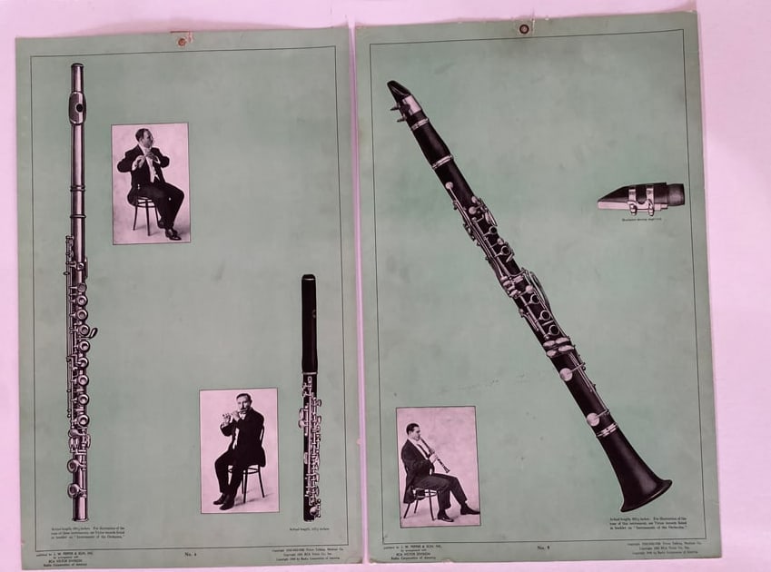 RCA Records Orchestra Instrument Poster: RCA Records orchestra instrument poster. Each measures 14x22