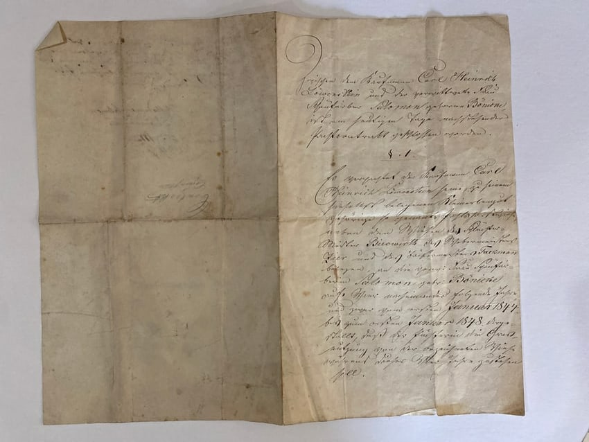 19th Century Hand Written Document lot - 2