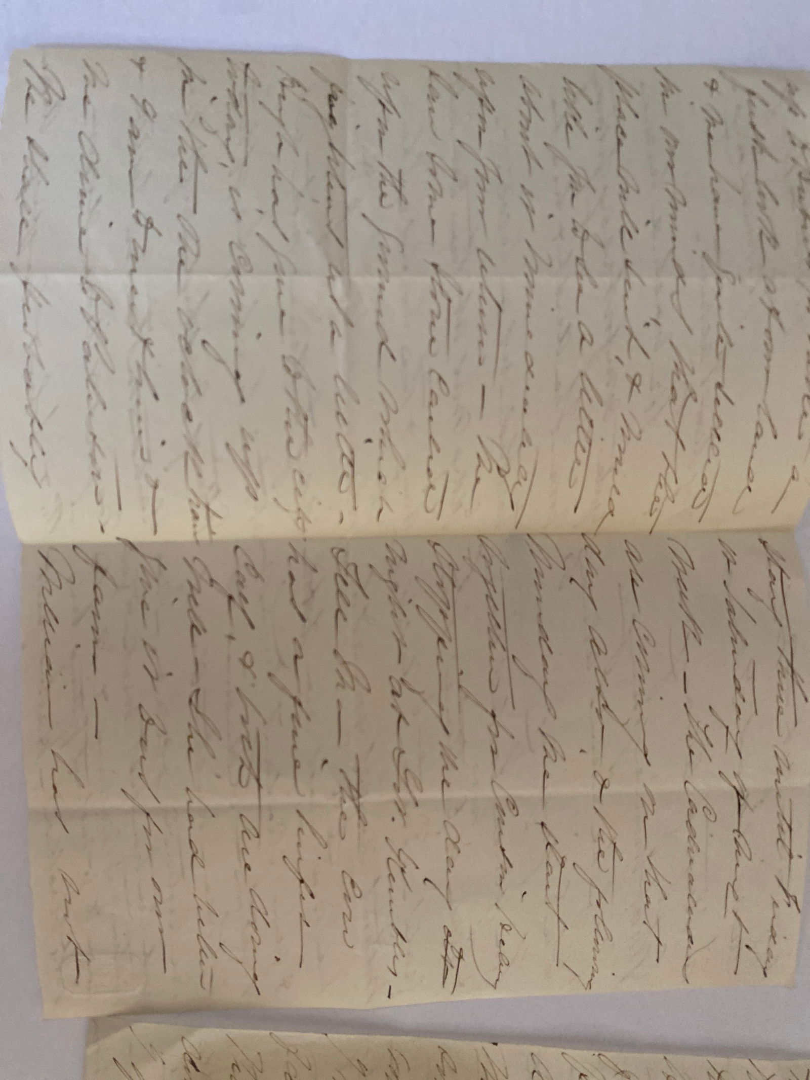 19th Century Hand Written Document lot - 7