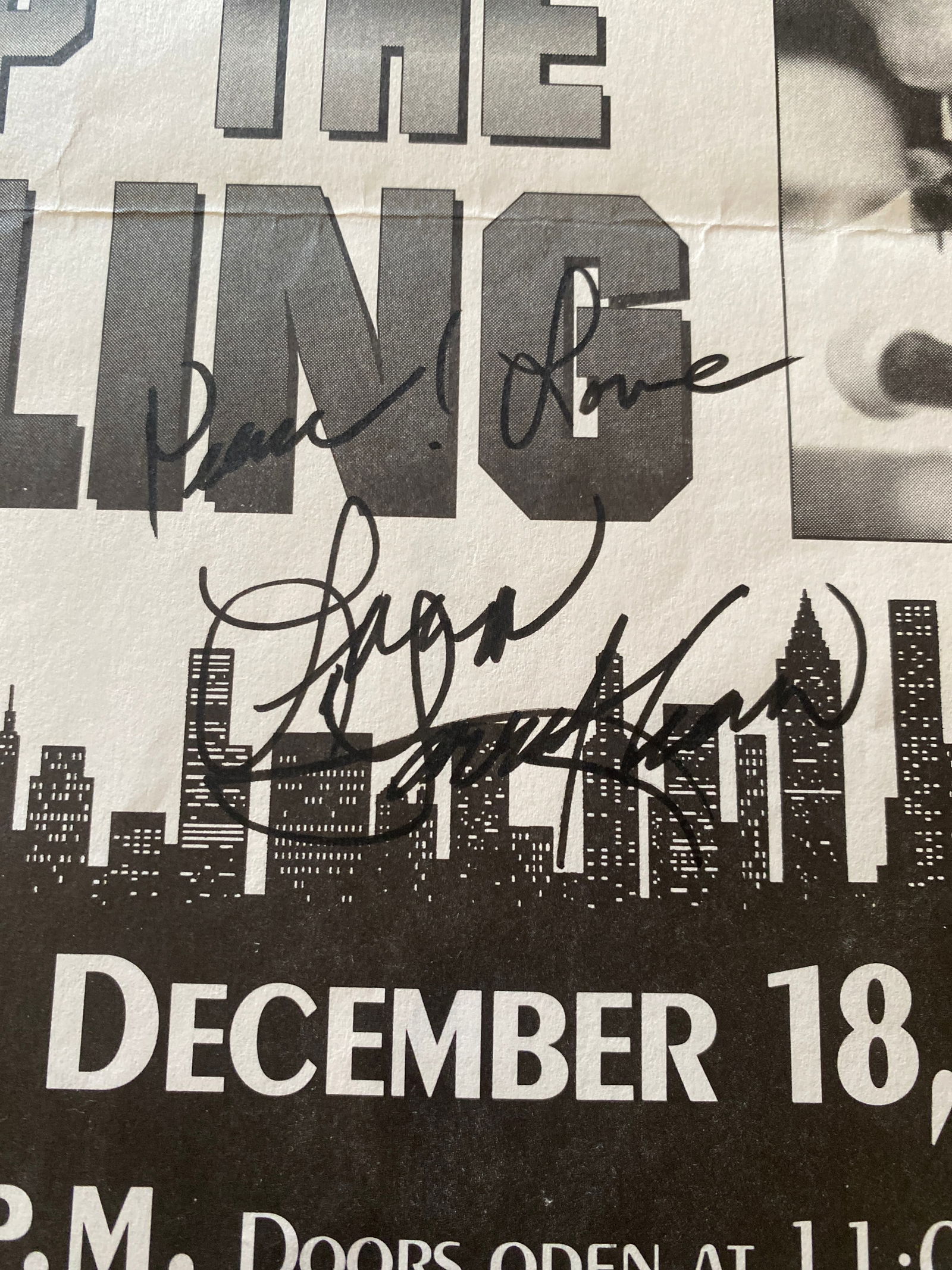 Louis Farrakhan Signed Event Poster - 2