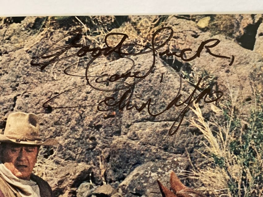 John Wayne Autographed Photo - 2