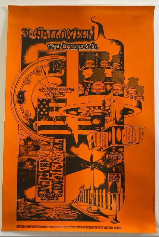 John Mayall Halloween Winterland Canned Heat 1968 Family Dog Poster: 1st Printing FD148