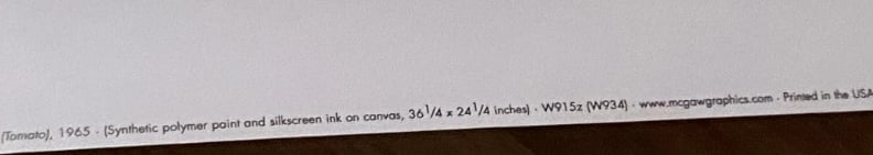 Andy Warhol Campbell’s soup poster - 3