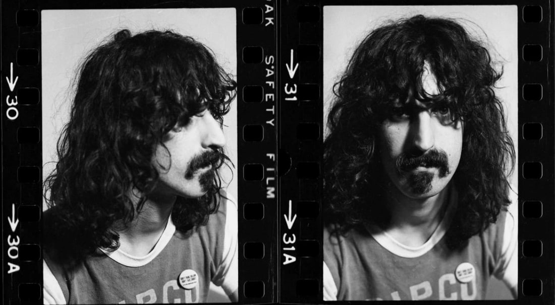 Frank Zappa Original David Gahr Photo Negatives: Acquired directly from David Gahr. There are no prints for sale for these negatives.