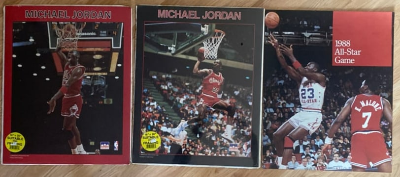 Michael Jordan Poster Lot: Each poster measures 20 X 16