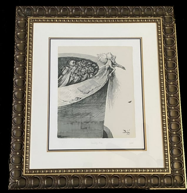 Salvador Dali Walt Disney Destino Seventy-Five Lithograph: This lithograph is part of the celebrated Destino collection, the result of a legendary 1945–1946 collaboration between Salvador Dalí and Walt Disney. 1 Originally shelved due to post-war financial