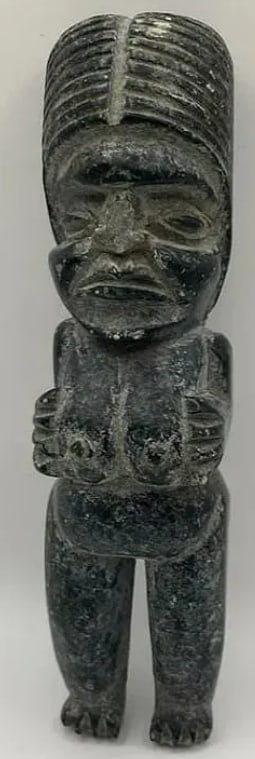 Antique African Stone Effigy Statue (1 of 2)