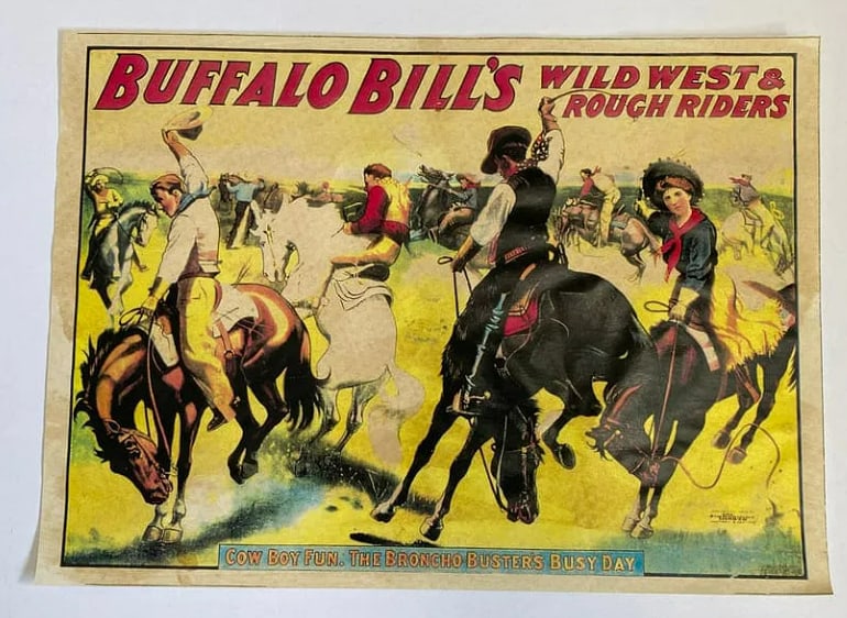 Buffalo Bill Wild West Show Poster (1 of 1)