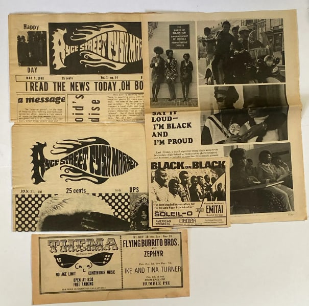 1960's Counterculture Rock and Roll Ephemera: see pics