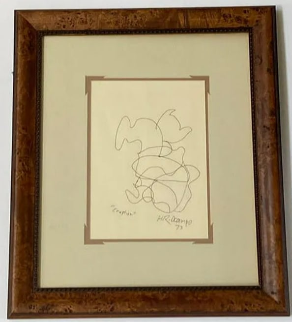 Hernando Encampo Original Drawing