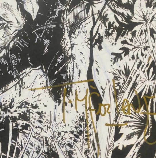 Todd McFarlane Signed Comic Art Print - 2