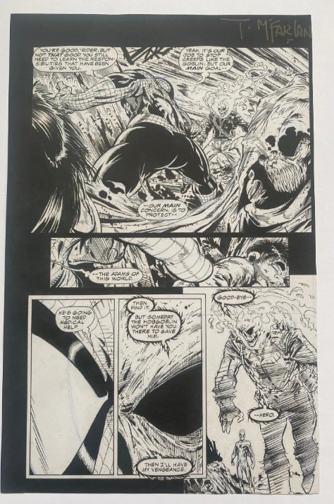 Todd McFarlane Signed Comic Art Print - 3