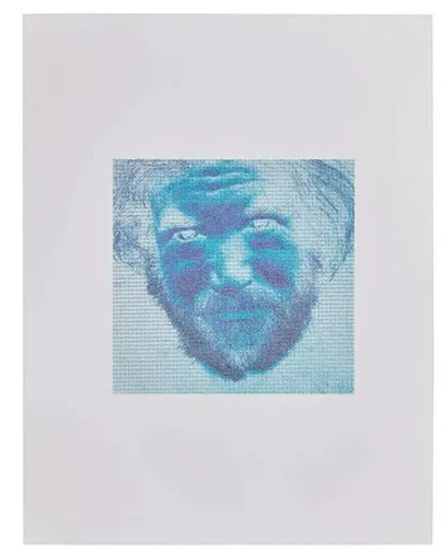 Jerry Garcia Created Original Digital Art Prints: original work of computer art created by Jerry Garcia, inspired by voice-over actor Ken Nordine's 1957 album, Word Jazz. The works were printed from Jerry's computer for "Big Steve" Parish. This is di