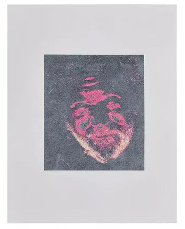 Jerry Garcia Created Original Digital Art Prints: original work of computer art created by Jerry Garcia, inspired by voice-over actor Ken Nordine's 1957 album, Word Jazz. The works were printed from Jerry's computer for "Big Steve" Parish. This is di
