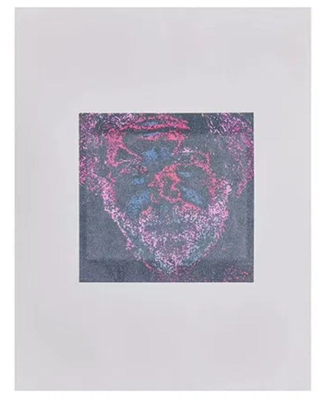 Jerry Garcia Created Digital Art Prints: original work of computer art created by Jerry Garcia, inspired by voice-over actor Ken Nordine's 1957 album, Word Jazz. The works were printed from Jerry's computer for "Big Steve" Parish. This is di