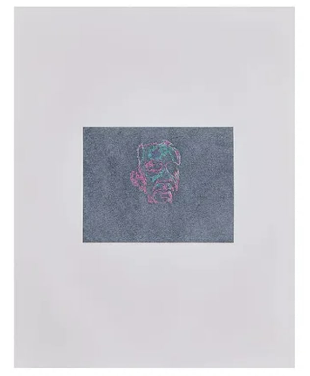 Jerry Garcia Original Digital Art Prints: original work of computer art created by Jerry Garcia, inspired by voice-over actor Ken Nordine's 1957 album, Word Jazz. The works were printed from Jerry's computer for "Big Steve" Parish. This is di