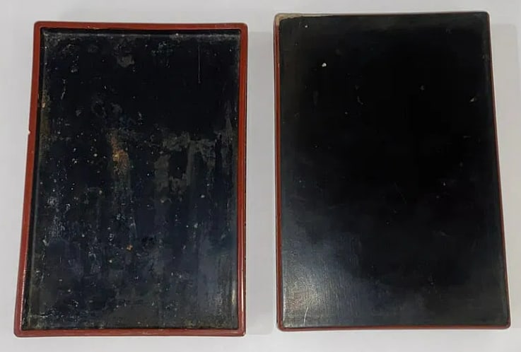 Antique Chinese Cinnabar Lacquer Box - 2