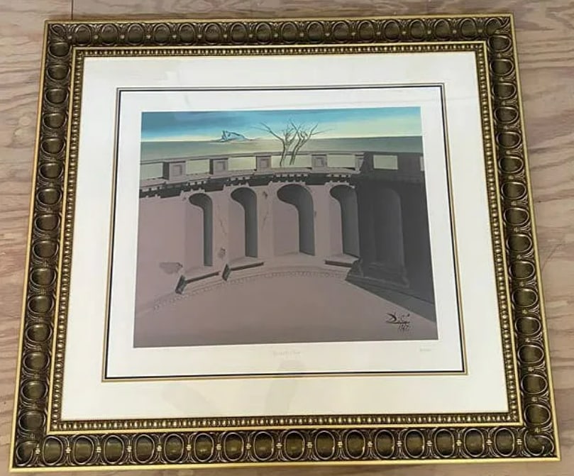 Salvador Dali Walt Disney Destino Seventy-Two Lithograph: This lithograph is part of the celebrated Destino collection, the result of a legendary 1945–1946 collaboration between Salvador Dalí and Walt Disney. 1 Originally shelved due to post-war financial