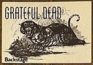 Grateful Dead Backstage Pass: Offered is an original, vintage backstage pass from the Grateful Dead’s legendary touring history.