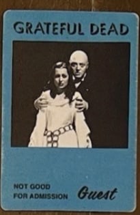 Grateful Dead Backstage Pass: Offered is an original, vintage backstage pass from the Grateful Dead’s legendary touring history.