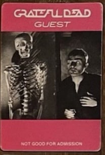 Grateful Dead Backstage Pass: Offered is an original, vintage backstage pass from the Grateful Dead’s legendary touring history.